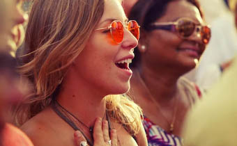 crowd at a festival